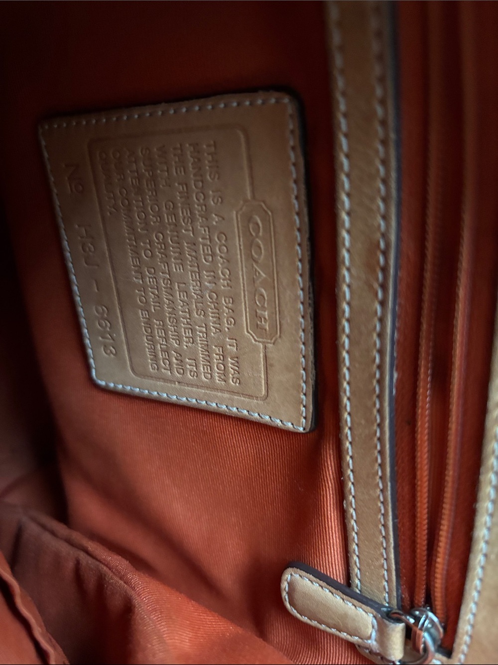 Coach Canvas Signature Backpack in Brown and Tan - Picture 8 of 9